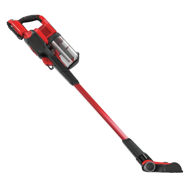 Aspirateur-balai Sans Fil V20 De Craftsman, Rouge/noir 4 Aspirateur-balai Sans Fil V20 De Craftsman, Rouge/noir – Image 2
