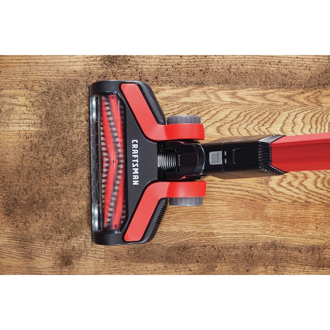 Aspirateur-balai Sans Fil V20 De Craftsman, Rouge/noir 6 Aspirateur-balai Sans Fil V20 De Craftsman, Rouge/noir – Image 4