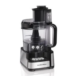 Robot Culinaire Stack & Snap De Hamilton Beach, 12 Tasses, Noir
