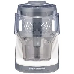 Hamilton Beach Hachoir 3 Tasses, 750 Ml, Blanc/gris
