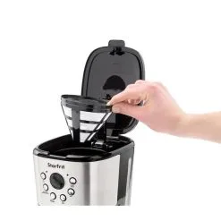 Cafetière électrique Starfrit 12 Tasses, Noir Et Acier Inoxydable -magasin d'appareils de cuisine 06485528c L