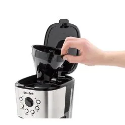 Cafetière électrique Starfrit 12 Tasses, Noir Et Acier Inoxydable -magasin d'appareils de cuisine 06485528d L