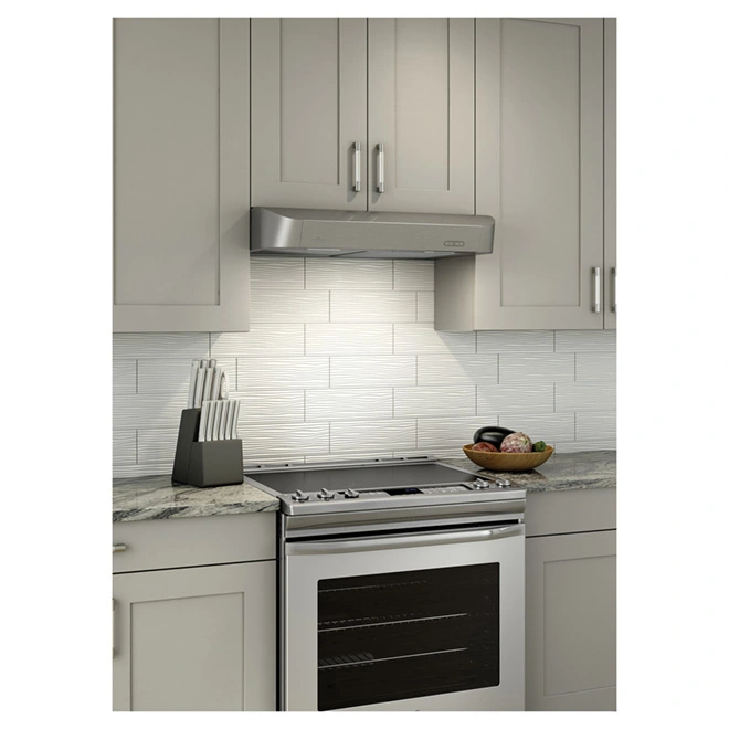 VENMAR BISTRO Hotte Venmar 30 Po, Puissance Maximale Du Ventilateur De 375 Pi³/min, Acier Inoxydable 4 VENMAR BISTRO Hotte Venmar 30 Po, Puissance Maximale Du Ventilateur De 375 Pi³/min, Acier Inoxydable – Image 2