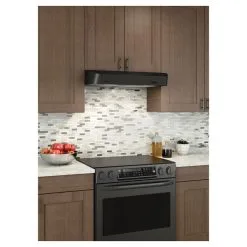 Hotte Sous-armoire Broan® Antero 30 Po, Puissance Maximale Du Ventilateur De 300 Pi³/min, Acier Inoxydable Noir -magasin d'appareils de cuisine 09095121b L