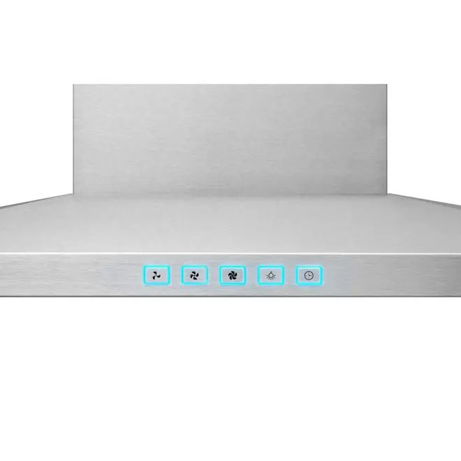 Hotte Cheminée Pyramidale Broan® 30 Po, Profil Mince, Murale, Puissance Maximale De 450 Pi³/min, Acier Inoxydable 5 Hotte Cheminée Pyramidale Broan® 30 Po, Profil Mince, Murale, Puissance Maximale De 450 Pi³/min, Acier Inoxydable – Image 3