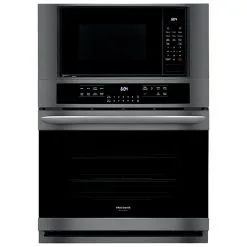 FRIGIDAIRE GALLERY Four Combiné Encastré, Micro-ondes Fits-More, 30", Inox Noir