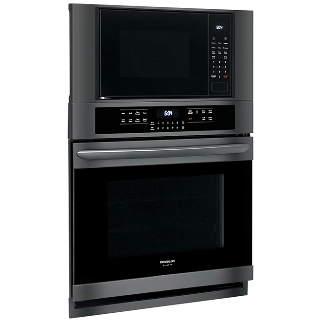 FRIGIDAIRE GALLERY Four Combiné Encastré, Micro-ondes Fits-More, 30", Inox Noir 4 FRIGIDAIRE GALLERY Four Combiné Encastré, Micro-ondes Fits-More, 30", Inox Noir – Image 2