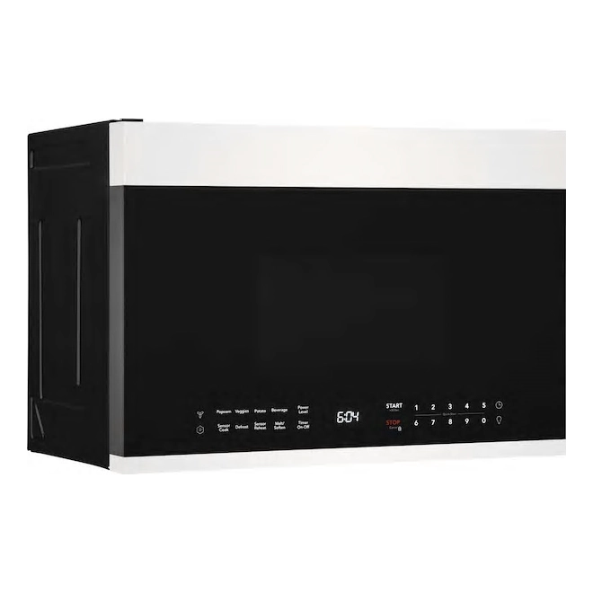 FRIGIDAIRE Four à Micro-ondes Avec Hotte Intégrée, 24 Po, Métal, Blanc 4 FRIGIDAIRE Four à Micro-ondes Avec Hotte Intégrée, 24 Po, Métal, Blanc – Image 2