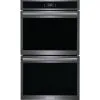Four Mural électrique Double Frigidaire Gallery 30 Po Avec Convection Totale, Acier Inoxydable Noir -magasin d'appareils de cuisine 10355609 L