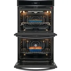 Four Mural électrique Double Frigidaire Gallery 30 Po Avec Convection Totale, Acier Inoxydable Noir -magasin d'appareils de cuisine 10355609e L