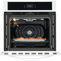 Four Mural électrique Simple Frigidaire De 27 Po Avec Convection Par Ventilation, Blanc -magasin d'appareils de cuisine 10355614e L