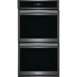 Four Mural électrique Double à Covection 27 Po Frigidaire Gallery, Acier Inoxydable Noir, Autonettoyant