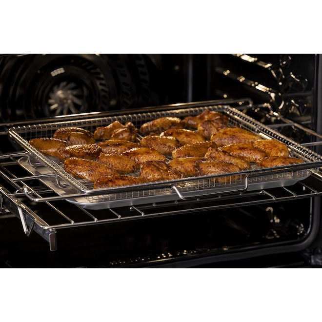 Four Mural électrique Double à Covection 27 Po Frigidaire Gallery, Acier Inoxydable Noir, Autonettoyant 6 Four Mural électrique Double à Covection 27 Po Frigidaire Gallery, Acier Inoxydable Noir, Autonettoyant – Image 4