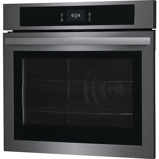 Four Mural électrique De 30 Po Frigidaire, Convection Par Ventilateur, Auto-nettoyant, 5,3 Pi³, Acier Inoxydable Noir 4 Four Mural électrique De 30 Po Frigidaire, Convection Par Ventilateur, Auto-nettoyant, 5,3 Pi³, Acier Inoxydable Noir – Image 2