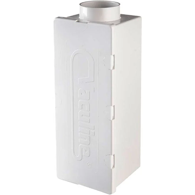 Broan Silencieux Pour Aspirateur Central En ABS, 2'' 3 Broan Silencieux Pour Aspirateur Central En ABS, 2''