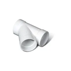 Broan Raccord En Y, 45°, 2'', PVC, Blanc