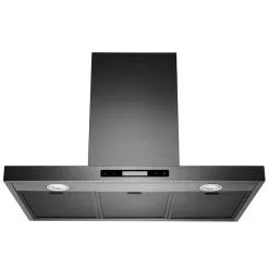 Mistral Hotte De Cuisinière Cheminée, 450 PCM, 30'', Acier Noir