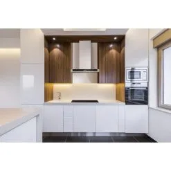 Hotte De Cuisine Murale En Acier Inoxydable/verre Noir De 30 Po Par MISTRAL -magasin d'appareils de cuisine 16505023d L