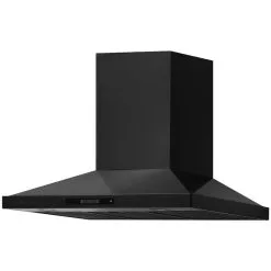 Hotte De Cuisine Murale En Acier Inoxydable Noir De 30 Po Par MISTRAL -magasin d'appareils de cuisine 16505024c L