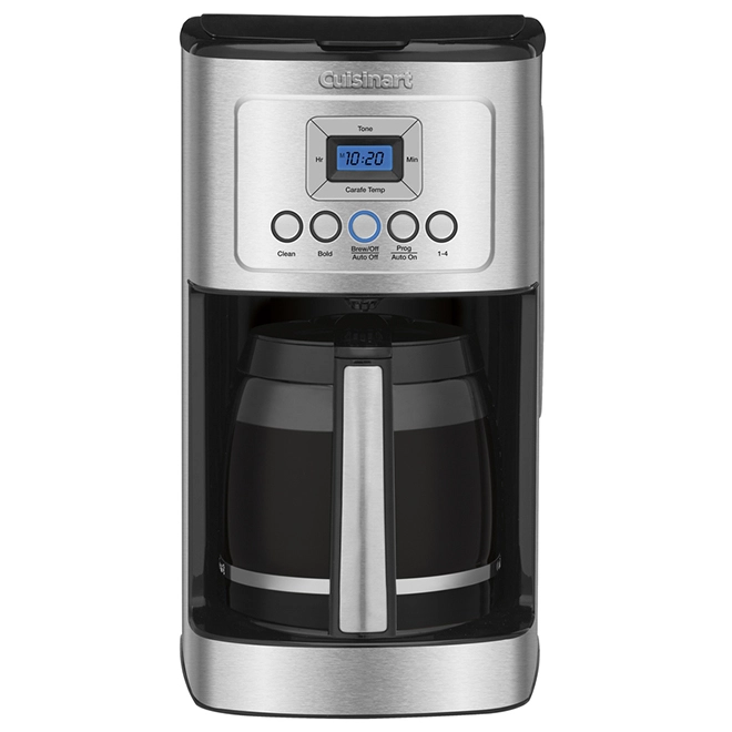 Cafetière Programmable PerfecTemp De Cuisinart, 14 Tasses, Verre, Acier Inoxydable 3 Cafetière Programmable PerfecTemp De Cuisinart, 14 Tasses, Verre, Acier Inoxydable