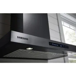 Hotte Murale Samsung 30 Po Avec Wi-Fi, 600 PCM, Acier Noir 9 Hotte Murale Samsung 30 Po Avec Wi-Fi, 600 PCM, Acier Noir -magasin d'appareils de cuisine 22945088c L