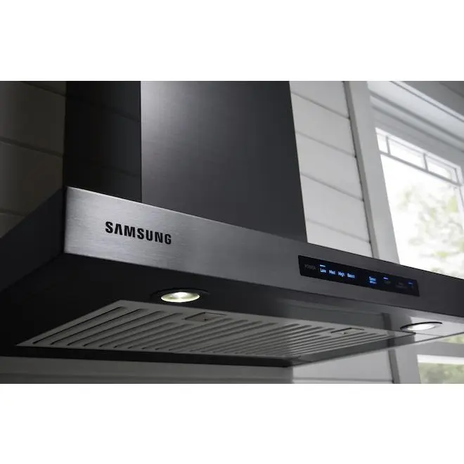 Hotte Murale Samsung 30 Po Avec Wi-Fi, 600 PCM, Acier Noir 5 Hotte Murale Samsung 30 Po Avec Wi-Fi, 600 PCM, Acier Noir – Image 3