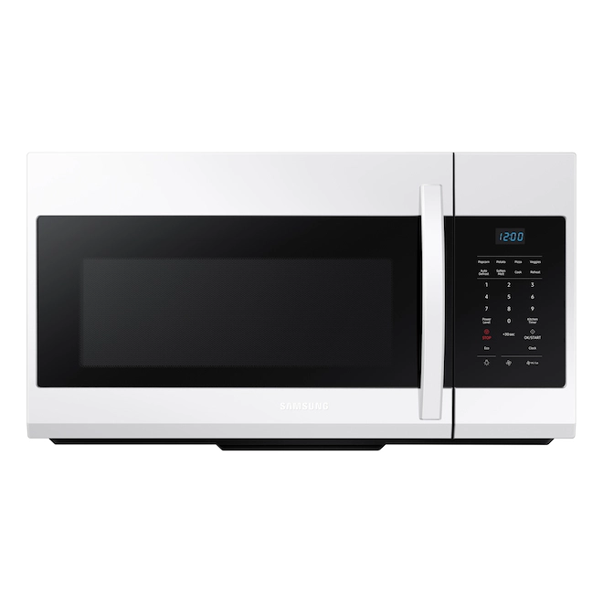 Micro-ondes Blanc Pour Dessus De Cuisinière De Samsung, 1,7 Pi³ 3 Micro-ondes Blanc Pour Dessus De Cuisinière De Samsung, 1,7 Pi³