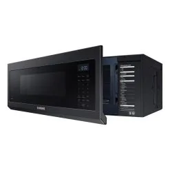 Four à Micro-ondes à Hotte Intégrée Samsung, 1,1 Pi³ (acier Inoxydable Noir Résistant Aux Empreintes Digitales) -magasin d'appareils de cuisine 22945352d L