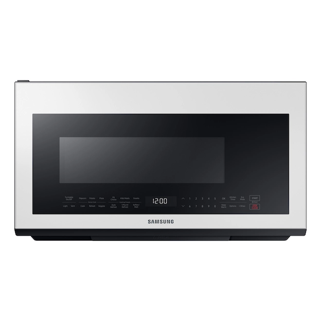 Micro-ondes à Hotte Intégrée De 2,1 Pi³ Samsung Bespoke Avec Cuisson Par Capteur (blanc, Résistant Aux Empreintes) 3 Micro-ondes à Hotte Intégrée De 2,1 Pi³ Samsung Bespoke Avec Cuisson Par Capteur (blanc, Résistant Aux Empreintes)
