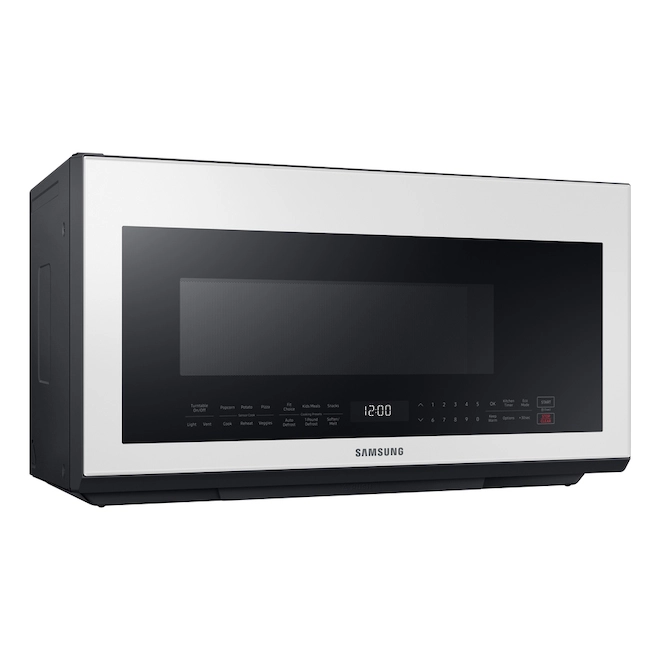 Micro-ondes à Hotte Intégrée De 2,1 Pi³ Samsung Bespoke Avec Cuisson Par Capteur (blanc, Résistant Aux Empreintes) 5 Micro-ondes à Hotte Intégrée De 2,1 Pi³ Samsung Bespoke Avec Cuisson Par Capteur (blanc, Résistant Aux Empreintes) – Image 3