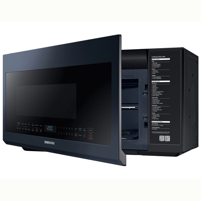 Four à Micro-ondes à Hotte Intégrée Samsung Bespoke De 2,1 Pi³ (bleu Marine Résistant Aux Empreintes) 7 Four à Micro-ondes à Hotte Intégrée Samsung Bespoke De 2,1 Pi³ (bleu Marine Résistant Aux Empreintes) – Image 5