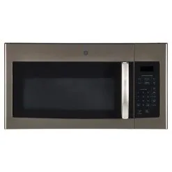 Four à Micro-ondes Avec Hotte Intégrée GE, 1000 W, 1,6 Pi³, Ardoise