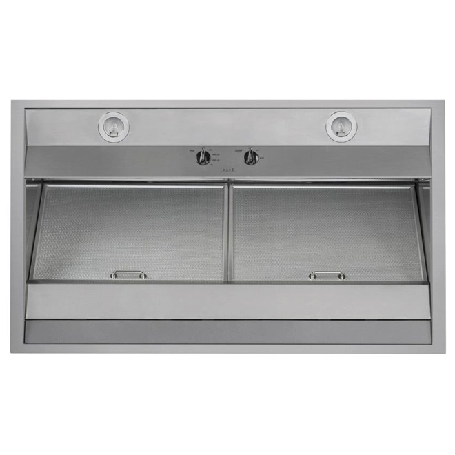 Café Hotte Sous-armoire Cafe De GE, Acier Inoxydable, 18 Po H. X 30 Po L. X 21 Po P., Canalisé 5 Café Hotte Sous-armoire Cafe De GE, Acier Inoxydable, 18 Po H. X 30 Po L. X 21 Po P., Canalisé – Image 4