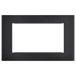 Ensemble D'encastrement Café Pour Four à Micro-ondes, 27 Po, Acier, Noir Mat