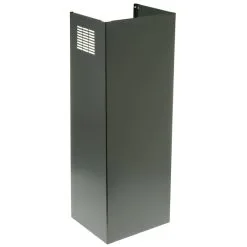 Couvre-conduit En Acier GE Pour Hotte De Cuisine, Installation Murale, 10 Pi, Noir Mat