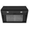 Hotte Commerciale Noir Mat 36 Po Café, 4 Vitesses