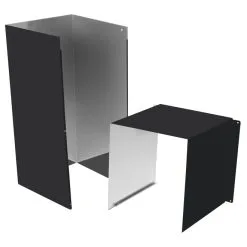 Rallonge De Couvre-conduit Pour Hotte Noir Mat 27 Po Café, Plafond 12 Pi