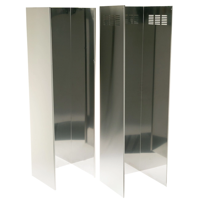 Trousse De Cache-conduit Pour Plafond De 14 Pieds GE, Acier Inoxydable 4 Trousse De Cache-conduit Pour Plafond De 14 Pieds GE, Acier Inoxydable – Image 2