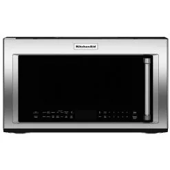 KitchenAid Fours à Micro-ondes à Hotte Intégrée, 1,9 Pi³, Inox