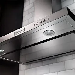Hotte Murale KitchenAid, Style Cheminée, Ventilateur à 3 Vitesses, 400 CFM, 30 Po, Acier Inoxydable 7 Hotte Murale KitchenAid, Style Cheminée, Ventilateur à 3 Vitesses, 400 CFM, 30 Po, Acier Inoxydable -magasin d'appareils de cuisine 30005327b L