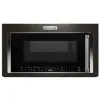Four à Micro-ondes à Convection Avec Hotte Intégrée KitchenAid, 1000 W, 1,9 Pi³, Acier Inoxydable Noir