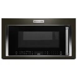 Four à Micro-ondes à Convection Avec Hotte Intégrée KitchenAid, 1000 W, 1,9 Pi³, Acier Inoxydable Noir
