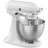 Batteur Sur Socle à Tête Inclinable 4,5 Pintes Série Classique De KitchenAid, Blanc