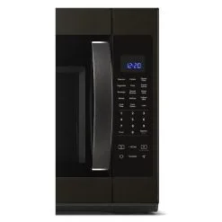 Four à Micro-ondes à Hotte Intégrée Whirlpool, 2,1 Pi³, Acier Inoxydable Noir -magasin d'appareils de cuisine 30005539c L