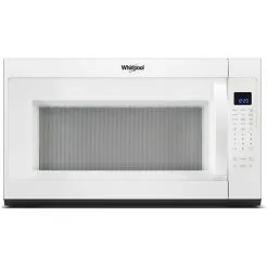 Whirlpool Four à Micro-ondes à Hotte Intégrée, 2,1 Pi³, Blanc