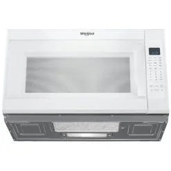 Whirlpool Four à Micro-ondes à Hotte Intégrée, 2,1 Pi³, Blanc -magasin d'appareils de cuisine 30005540c L