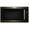 Four à Micro-ondes Avec Hotte Intégrée KitchenAid, 950 W, 2,0 Pi³, Acier Inoxydable Noir -magasin d'appareils de cuisine 30005694 L