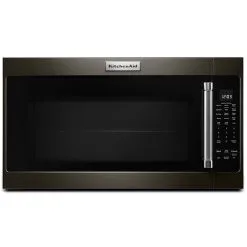 Four à Micro-ondes Avec Hotte Intégrée KitchenAid, 950 W, 2,0 Pi³, Acier Inoxydable Noir