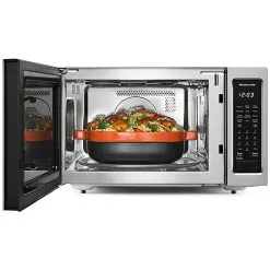 Four Micro-ondes à Convection KitchenAid, 1,5 Pi³, 1400 W, Inox -magasin d'appareils de cuisine 30005736c L