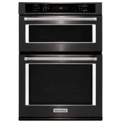 KitchenAid Four Combiné Avec Convection Even-Heat(MC), 30", Acier Noir